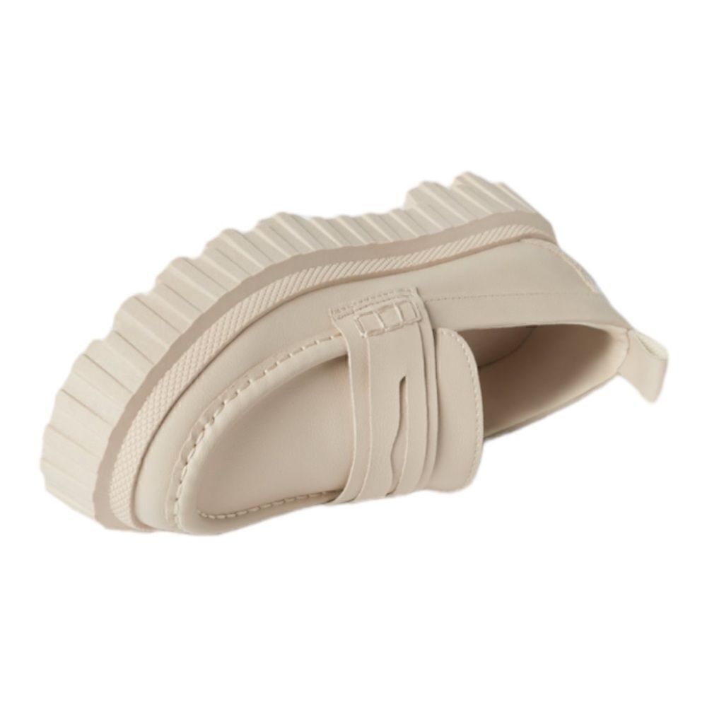 ZARA Kids | Off White | LUG SOLE LOAFERS - Picture 7 of 8